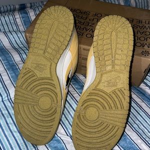 Men’s size 13 Nike Dunks Wheat Grass Orange- gently used